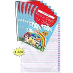 Artlantis Güzel Yazı Defteri A4 Boy 19X27 cm 24 Yaprak 6 Adet Standart Çizgili Yazı Defteri Dik Temel Harflerle 1. Sınıf - Renkli - 19x27cm