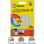 Artlantis Hamur Yapıştırıcı Tack-It 50GR 1 Paket Fixpoint 65 Parça Macun Sakız Yapıştırıcı Takıt Çerçeve Afiş Duvar Iz Bırakmaz - Beyaz - 8x11 cm - Standart