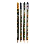 Artlantis Happy Bear Yuvarlak Kurşun Kalem 4 Adet 1 Paket Fatih Kurşun Kalem 2B Siyah Kurşun Kalem Happy Bear Desenli 2 B Kalem