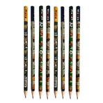 Artlantis Happy Bear Yuvarlak Kurşun Kalem 8 Adet 1 Paket Fatih Kurşun Kalem 2B Siyah Kurşun Kalem Happy Bear Desenli 2 B Kalem