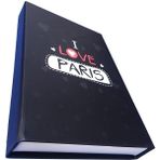 Artlantis Hatıra Defteri Kilitli Kız Modeli Günlük Defteri Paris Hediye Kutulu 100 Yaprak Çizgili 1 Adet Paris - 15x21cm - Siyah