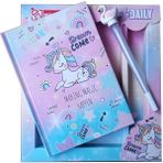 Artlantis Hatıra Defteri Kilitli Kız Modeli Günlük Defteri Unicorn Kutulu 80 Yaprak Çizgili 1 Adet Dream Come - Çok Renkli - Standart - A5