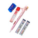 Artlantis Işıklı Deniz Kızı Uçlu Kalem Seti Pembe 0.7 mm 1 Paket Denizkızı Başlıklı Versatil Kalem Süslü Silikonlu Hediyelik Kalem