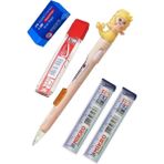 Artlantis Işıklı Deniz Kızı Uçlu Kalem Seti Sarı 0.7 mm 1 Paket Denizkızı Başlıklı Versatil Kalem Süslü Silikonlu Hediyelik Kalem - Standart - 0.7mm