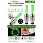 Artlantis Işıklı Sibop Kapağı 2 li 1 Paket Fotosel Haraket Sensörlü Led Işık Bisiklet Araba Motor Tekerlek Las