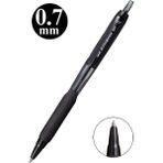 Artlantis Jel Uçlu Pilot Kalem 1 Adet Uniball Jetstream SXN-101 0.7 mm Roller Basmalı Pilot Kalem Roller Uçlu Likit Mürekkepli - Siyah