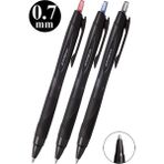 Artlantis Jel Uçlu Pilot Kalem 3 Renk Uniball Jetstream SXN-157S 0.7 mm Basmalı Pilot Kalem Roller Uçlu Likit Mürekkepli - Çok Renkli - 0.7mm - Standart
