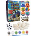 Artlantis Kabuk Boyama Seti 1 Paket Deniz Kabuğu Midye Boyama Shell Painting Sanatsal Hobi Boyama Seti Akrilik Boya Fırça - Çok Renkli - Standart