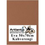 Artlantis Kahverengi Eva 50X70 cm 1 Adet Eva Süngeri Okul Kreş Anasınıfı Elişi Etkinlikleri - Standart - 50x70cm