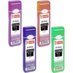 Artlantis Kalem Ucu 72 Li 0.9 mm 2b 4 Paket Çoklu Versatil Kalem Uç Mekanik Uçlu Otomatik Kurşun Mikro Kalem Ucu 60 mm Yumuşak - Çok Renkli