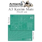 Artlantis Kesim Matı A3 30x45 cm Çift Taraflı 1 Adet Çizim Matı Kesme Madı Kesim Tablası Kesim Altlığı