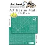 Artlantis Kesim Matı A3 30x45 cm Çift Taraflı 2 Adet Çizim Matı Kesme Madı Kesim Tablası Kesim Altlığı