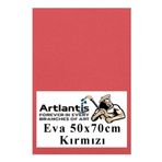 Artlantis Kırmızı Eva 50x70 cm 1 Adet Eva Süngeri Okul Kreş Anasınıfı Elişi Etkinlikleri