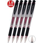Artlantis Kırmızı Imza Kalemi 5 Adet Uniball Gel Impact 1.0 mm Roller Pilot Kalem UM-153S Roller Uçlu Likit Mürekkepli Pilot Kalem - 1.0mm - Standart