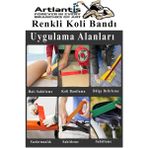 Artlantis Kırmızı Koli Bantı 100 Metre 6 Adet 45MM x 100 Metre Renkli Koli Bandı Extra Güçlü Formül Akrilik Koli Bandı - Standart - 45x100 metre