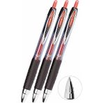 Artlantis Kırmızı Pilot Kalem 3 Adet Uniball Signo 207 0.7 mm Roller Uçlu Pilot Kalem UMN-207 Likit Mürekkepli Pilot Kalem Jel - Standart - 0.7mm