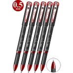 Artlantis Kırmızı Pilot Kalem Dna Gel Pen 5 Adet Scrikss Pilot Kalem 0.5mm Roller Uç Pilot Kalem Ince Uçlu Likit Mürekkepli - Standart