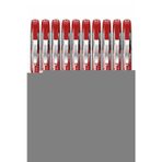 Artlantis Kırmızı Pilot Kalem NB-68 Needle Point Pen 10 Adet Scrikss Pilot Kalem 0.5 mm İğne Uçlu Kalem İnce Uçlu Likit Mürekkepli