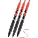 Artlantis Kırmızı Pilot Kalem Signo 307 3 Adet Uniball Basmalı Pilot Kalem 0.5 mm Roller Uçlu Pilot Kalem Ince Uçlu Likit Mürekkep - 0.5mm - Standart
