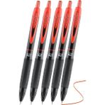 Artlantis Kırmızı Pilot Kalem Signo 307 5 Adet Uniball Basmalı Pilot Kalem 0.5 mm Roller Uçlu Pilot Kalem Ince Uçlu Likit Mürekkep - 0.5mm - Standart