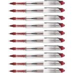 Artlantis Kırmızı Pilot Kalem UB-200 Vision Elite 0.8mm 10 Adet Uniball Pilot Kalem 0.8 mm Roller Uçlu Pilot Kalem İnce Uçlu Likit