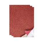 Artlantis Kırmızı Yapışkanlı Simli Eva 35x50 cm 3 Adet Simli Yapışkanlı Eva Süngeri Okul Kreş Anasınıfı Elişi Etkinlikleri Hobi