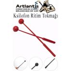 Artlantis Ksilofon Tokmağı 1 Çift Kırmızı 1 Paket Ritim Çubuğu Plastik - Standart
