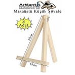 Artlantis Küçük Akrobat Şövale Masaüstü 3 Adet Mini Katlanabilir Tuval Çerçeve Fotoğraf Sövale Ressam Sehbası Resim Standı