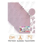 Artlantis Lila Simli Karton A3 30x40 cm 10 lu 1 Paket Simli Fon Kartonu Parıltılı Kağıt Anasınıfı Kreş Etkinlik Proje