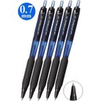 Artlantis Mavi Jel Uçlu Pilot Kalem 5 Adet Uniball Jetstream SXN-101 0.7 mm Roller Basmalı Kalem Roller Uçlu Likit Mürekkepli - 0.7mm - Standart