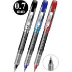 Artlantis Mavi Kırmızı Siyah Pilot Kalem Lp-68 3 Adet Scrikss Liquid Pen Pilot Kalem 0.7mm Uçlu Pilot Kalem Hızlı Kuruyan - Çok Renkli - Standart