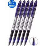 Artlantis Mavi Pilot Kalem 5 Adet Uniball Air 0.7 mm Roller Pilot Kalem UBA-188-L Broad Roller Uçlu Likit Mürekkepli Pilot Kalem - 0.7mm - Standart