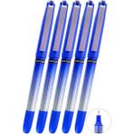 Artlantis Mavi Pilot Kalem 5 Adet Uniball Eye Needle 0.5 mm Iğne Uçlu Pilot Kalem UB-185 S Iğne Uçlu Likit Mürekkep Jel Kalem - Standart - 0.5mm