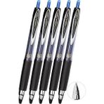 Artlantis Mavi Pilot Kalem 5 Adet Uniball Signo Micro 207 0.5 mm Roller Uç Kalem UMN-207 Inci Uçlu Likit Mürekkepli Jel Kalem - Standart - 0.5mm
