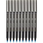 Artlantis Mavi Pilot Kalem UB-155 Micro Deluxe 10 Adet Uniball Pilot Kalem 0.5 mm Roller Uçlu Pilot Kalem Ince Uçlu Likit Mürekkep - 0.5mm - Standart