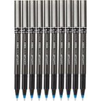 Artlantis Mavi Pilot Kalem UB-155 Micro Deluxe 10 Adet Uniball Pilot Kalem 0.5 mm Roller Uçlu Pilot Kalem İnce Uçlu Likit Mürekkep