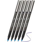 Artlantis Mavi Pilot Kalem UB-155 Micro Deluxe 5 Adet Uniball Pilot Kalem 0.5 mm Roller Uçlu Pilot Kalem İnce Uçlu Likit Mürekkep