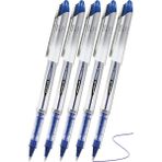 Artlantis Mavi Pilot Kalem UB-200 Vision Elite 0.8mm 5 Adet Uniball Pilot Kalem 0.8 mm Roller Uçlu Pilot Kalem Ince Uçlu Likit - Standart