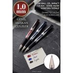Artlantis Mavi Siyah Kırmızı Imza Kalemi 3 Renk Uniball Gel Impact 1.0 mm Roller Pilot Kalem UM-153S Roller Uçlu Likit Mürekkepli - Çok Renkli - 1.0mm - Standart