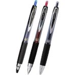 Artlantis Mavi Siyah Kırmızı Pilot Kalem 3 Adet Uniball Signo Micro 207 0.5 mm Roller Uç Kalem UMN-207 Inci Uçlu Likit Mürekkepli - Standart - 0.5mm