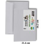 Artlantis Mektup Zarfı Silikonlu 114X162 mm 250 Adet 1 Paket Artlantis Cırtlı Beyaz Zarf Takı Zarfı Düğün Para Zarfı - Standart