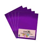 Artlantis Metalik Aynalı Mor 5 Adet 35x50 cm Fon Kartonu