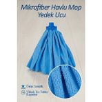 Artlantis Mikrofiber Paspas Mop Yedek Ucu 1 Adet Kaliteli Mikrofiber Paspas Laminant Parke Seramik Fayans Mermer Temizlik Bezi - Standart - Mavi