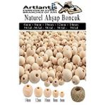 Artlantis Naturel Ahşap Boncuk 250 Li 1 Paket Jüt İpi Ham Boyanabilir Ahşap Yuvarlak Doğal Boncuklar Takı Tasarım Ektinlik Kreş Çok Renkli