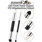 Artlantis Pastel Dağıtıcı Gölgelendirme Kalemi 2 Li 1 Paket Sünger Keçe Eskiz Karakalem Kaynaştırma Kalemi Dağ - Beyaz