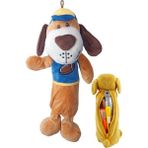 Artlantis Peluş Sevimli Köpek Hayvan Kalemlik 1 Adet Fermuarlı Yumuşak Kumaşlı Peluş Kalemlik Hayvan Motifli - Mavi
