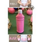 Artlantis Pembe Cinsiyet Belirleme Parmak Boyası 1 Adet 500 ml Kız Cinsiyet Açıklama Boyası Yıkanabilir Zararsız - Standart