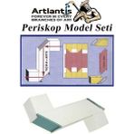 Artlantis Periskop Yapım Seti 1 Paket Karton Periskop Model Seti Aynalı Okul Sınıf Deney Seti - Standart - Beyaz