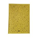 Artlantis Plastik Kapak A4 Kareli Defter 80 Sayfa Desenli Sarı Defter