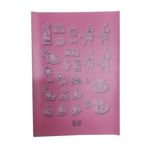 Artlantis Plastik Kapak A5 Kareli 60 Sayfa A5 Desenli Pembe Defter